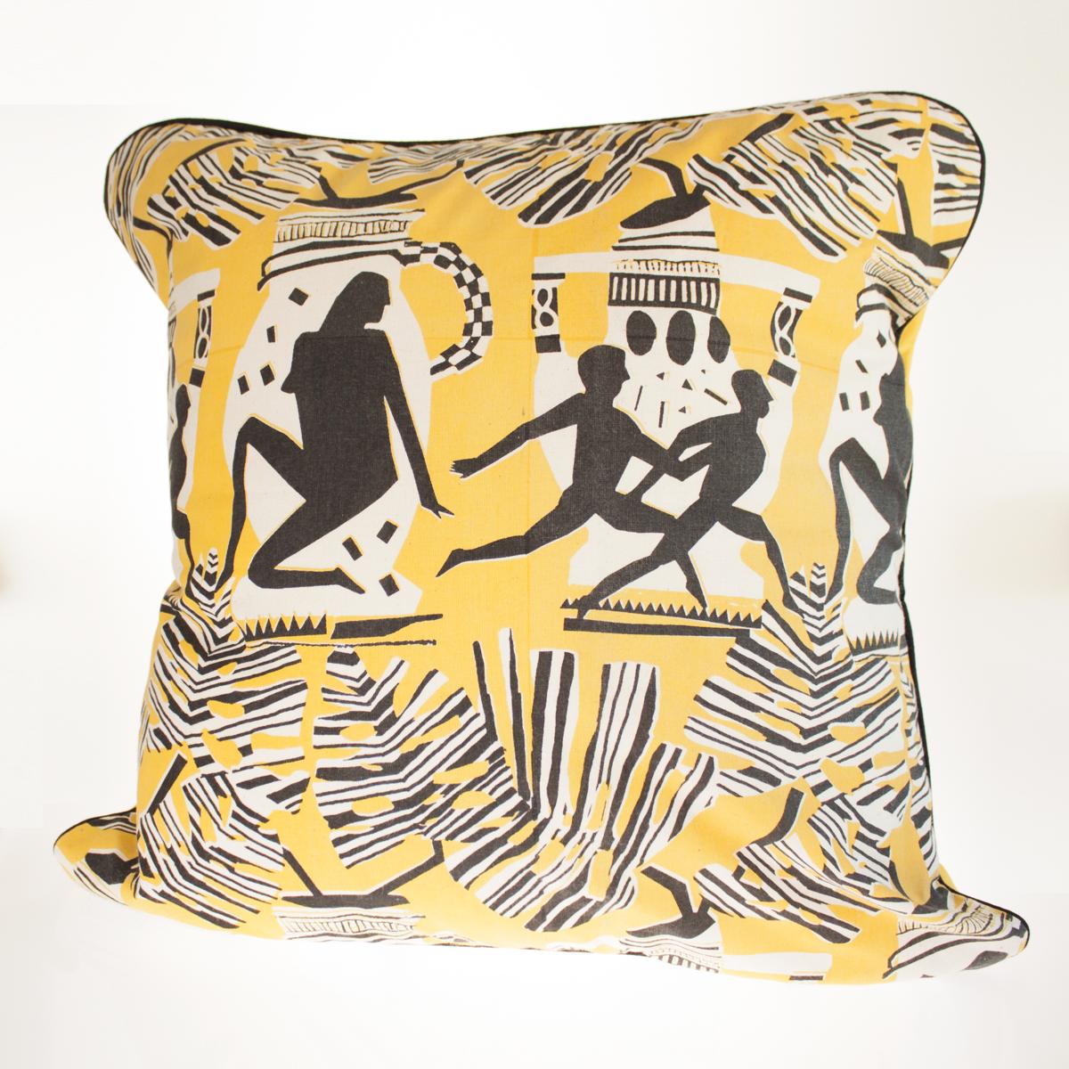 yellow cushion front