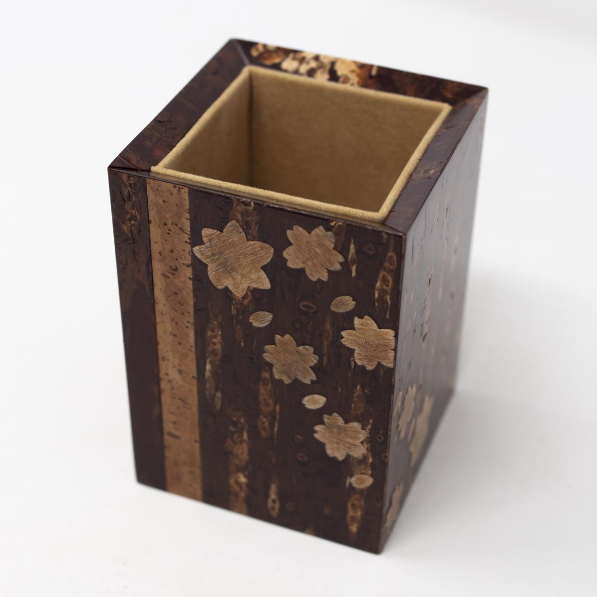 Tomioka wooden box front top