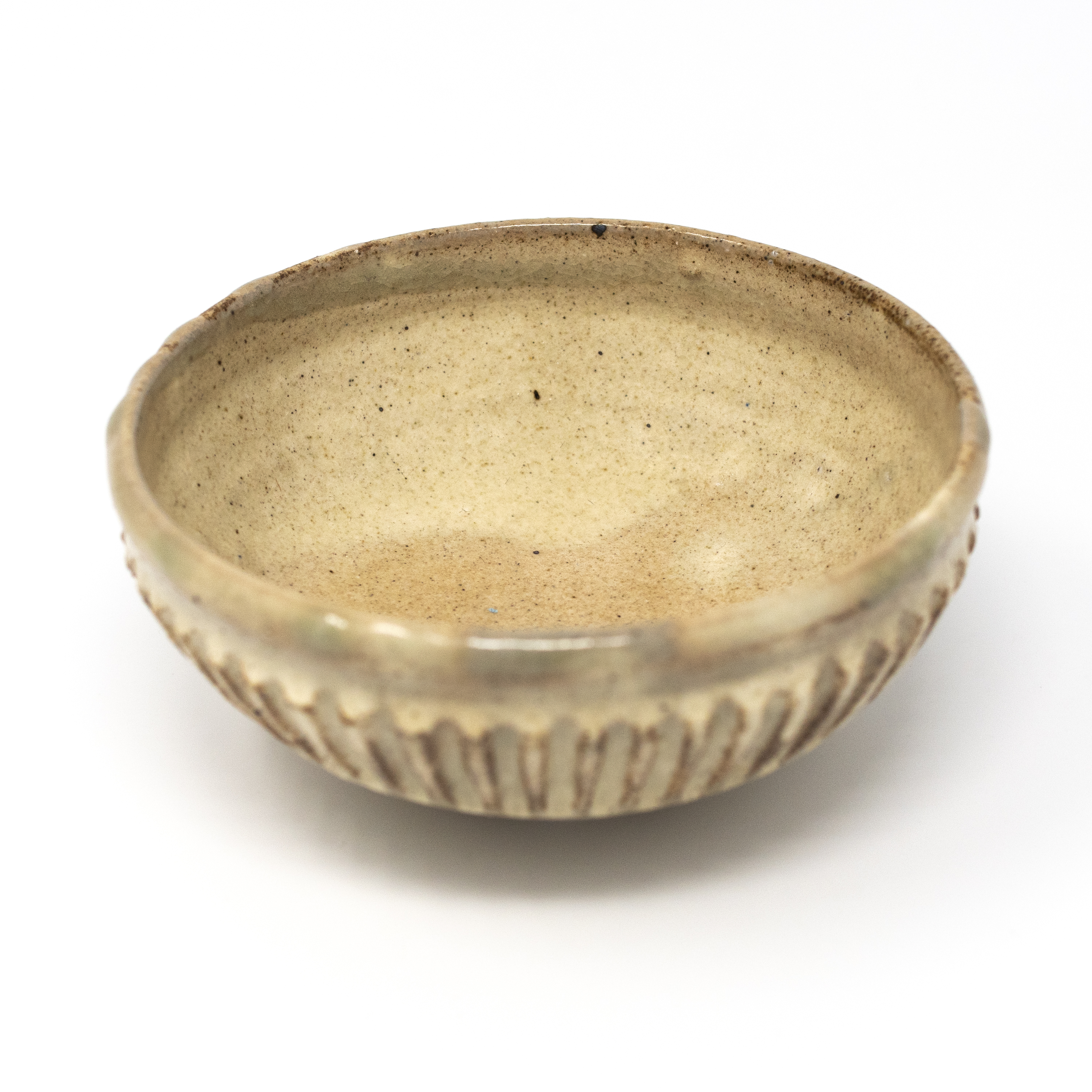 Image of Powder Cream Shinogi Kobachi Bowl