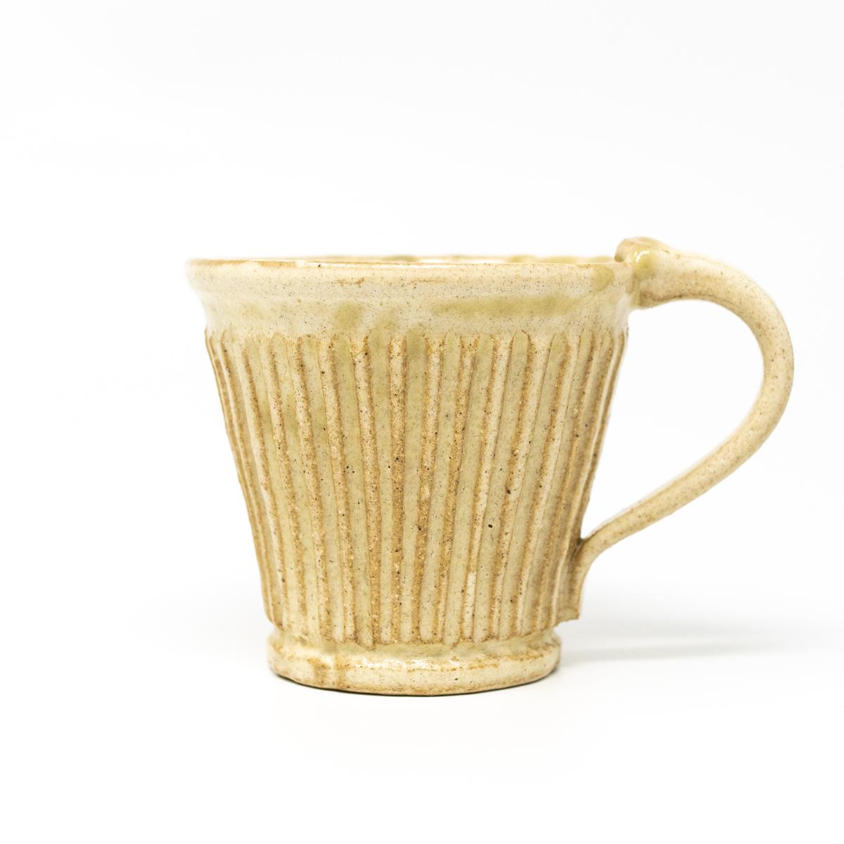 mashiko cream coffee mug