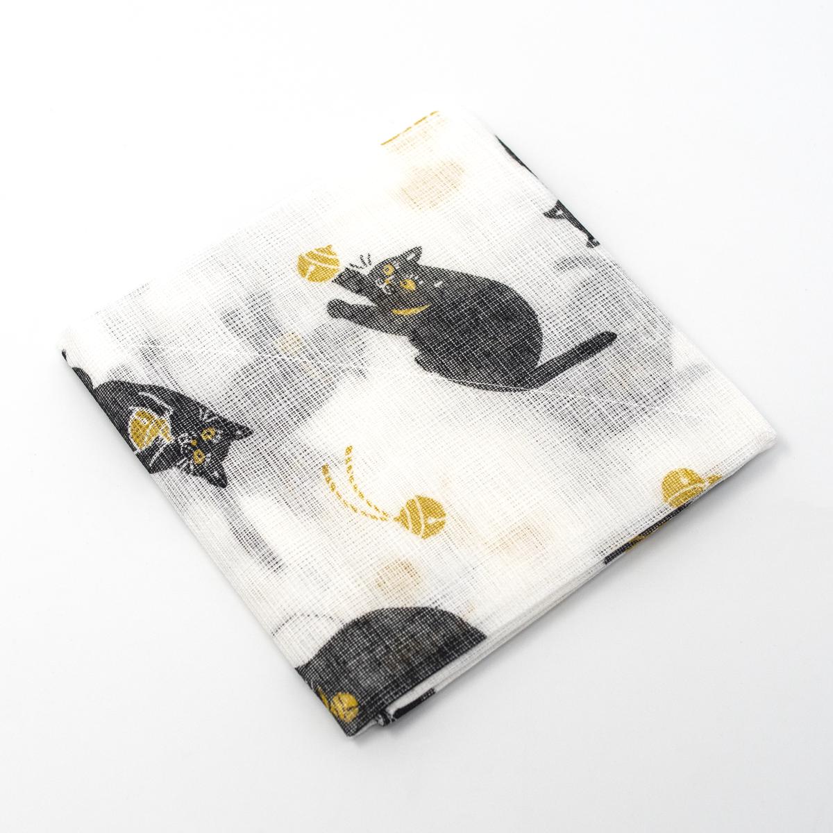 general cat washing up cloth yellow open angle