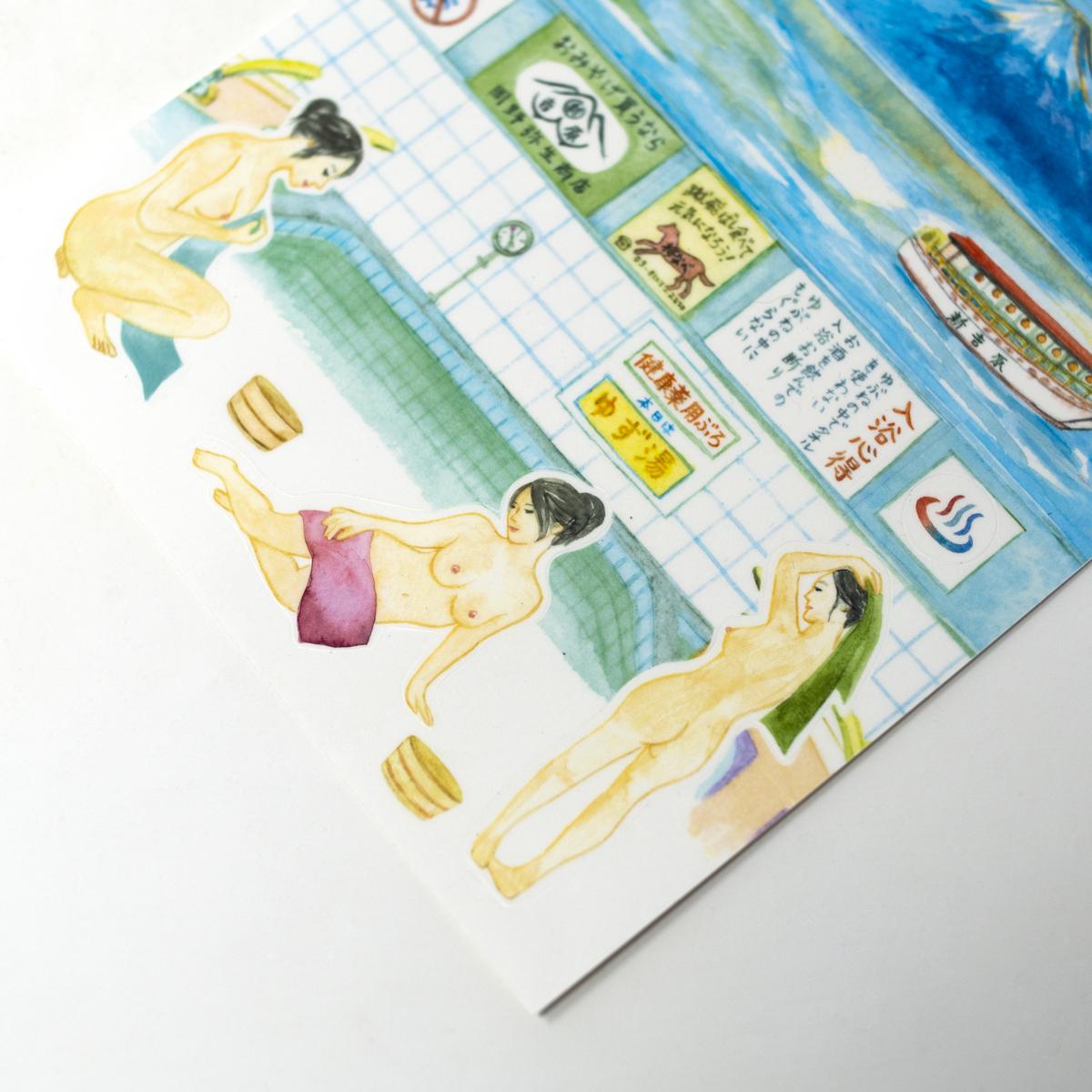 shin yoshi stickers top angle