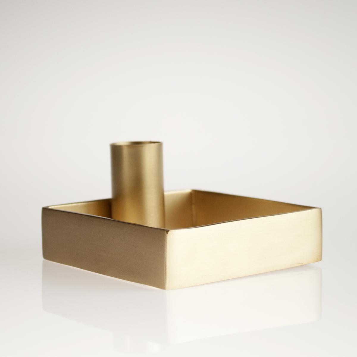 brass candlestick holder angle
