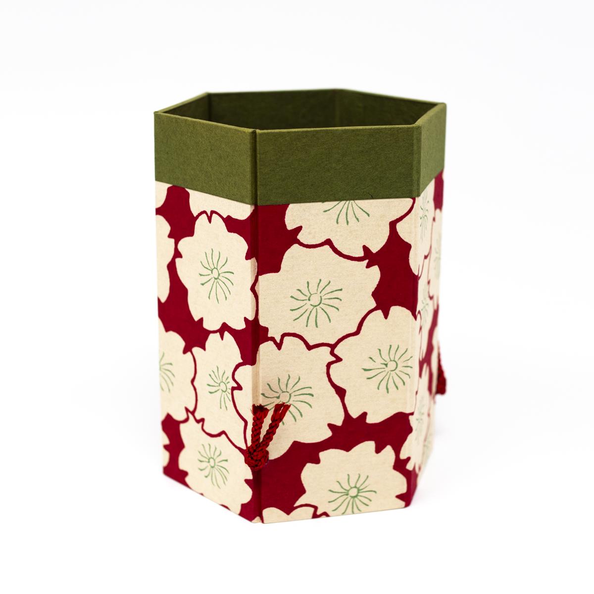 haibara red pen pot front top angle