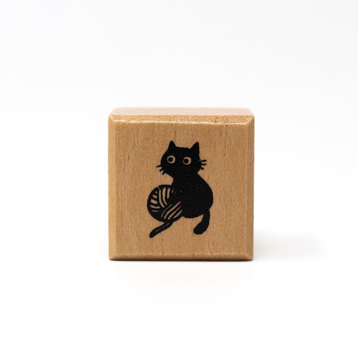 Scratching Cat Ink Stamp