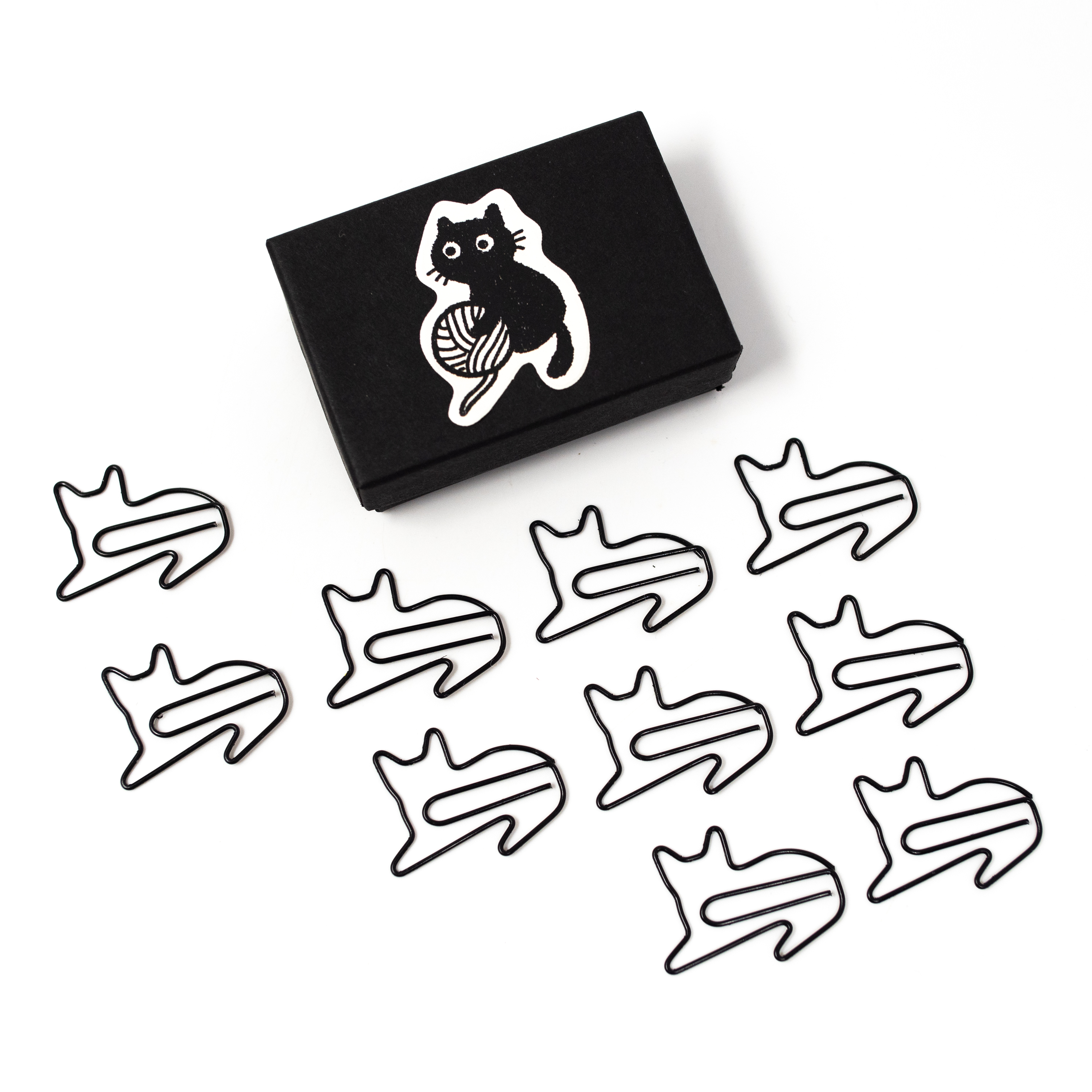 Image of Black Cat Paperclips