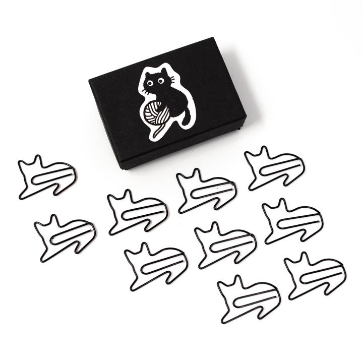 Black Cat Paperclips