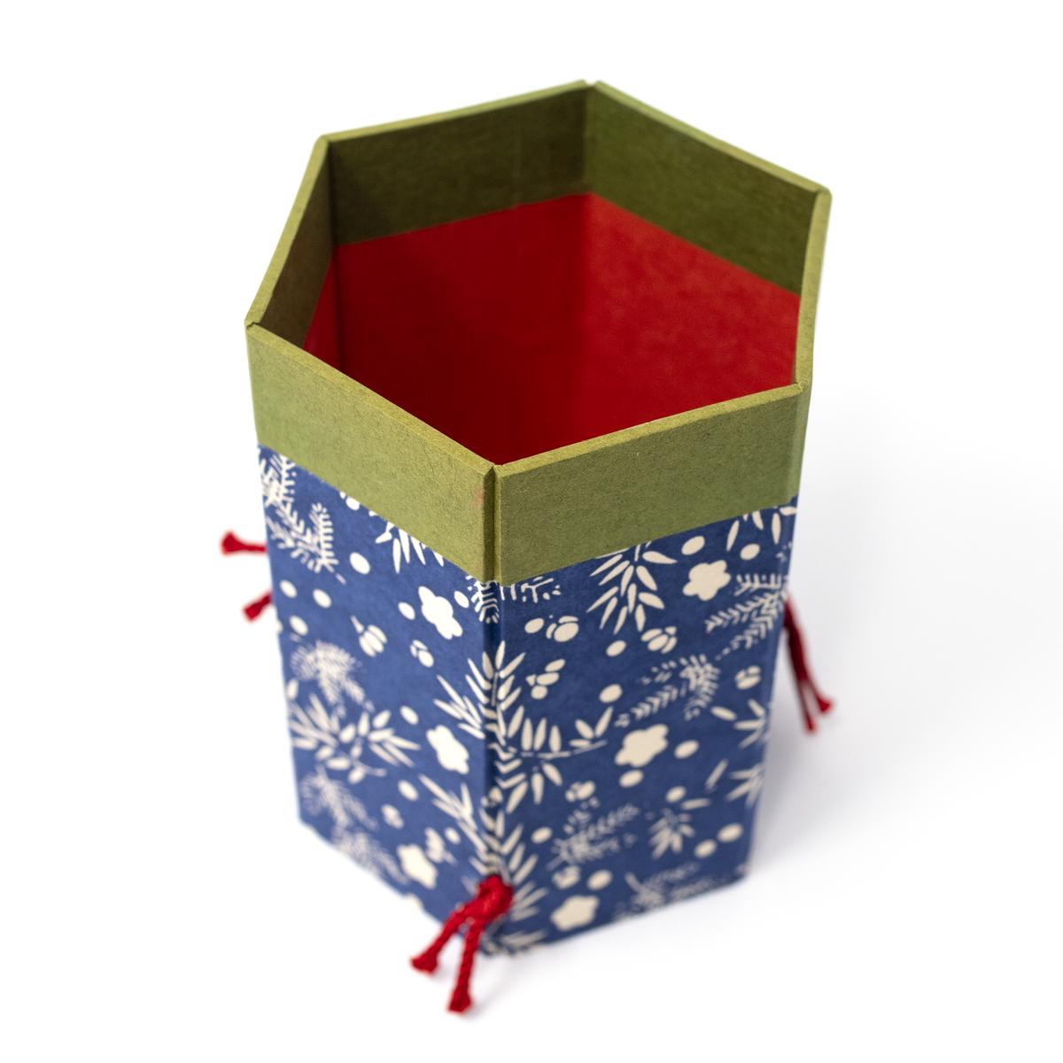 haibara blue pen pot front top