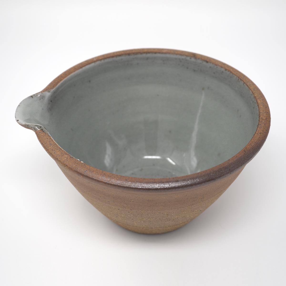 blue bowl front top angle
