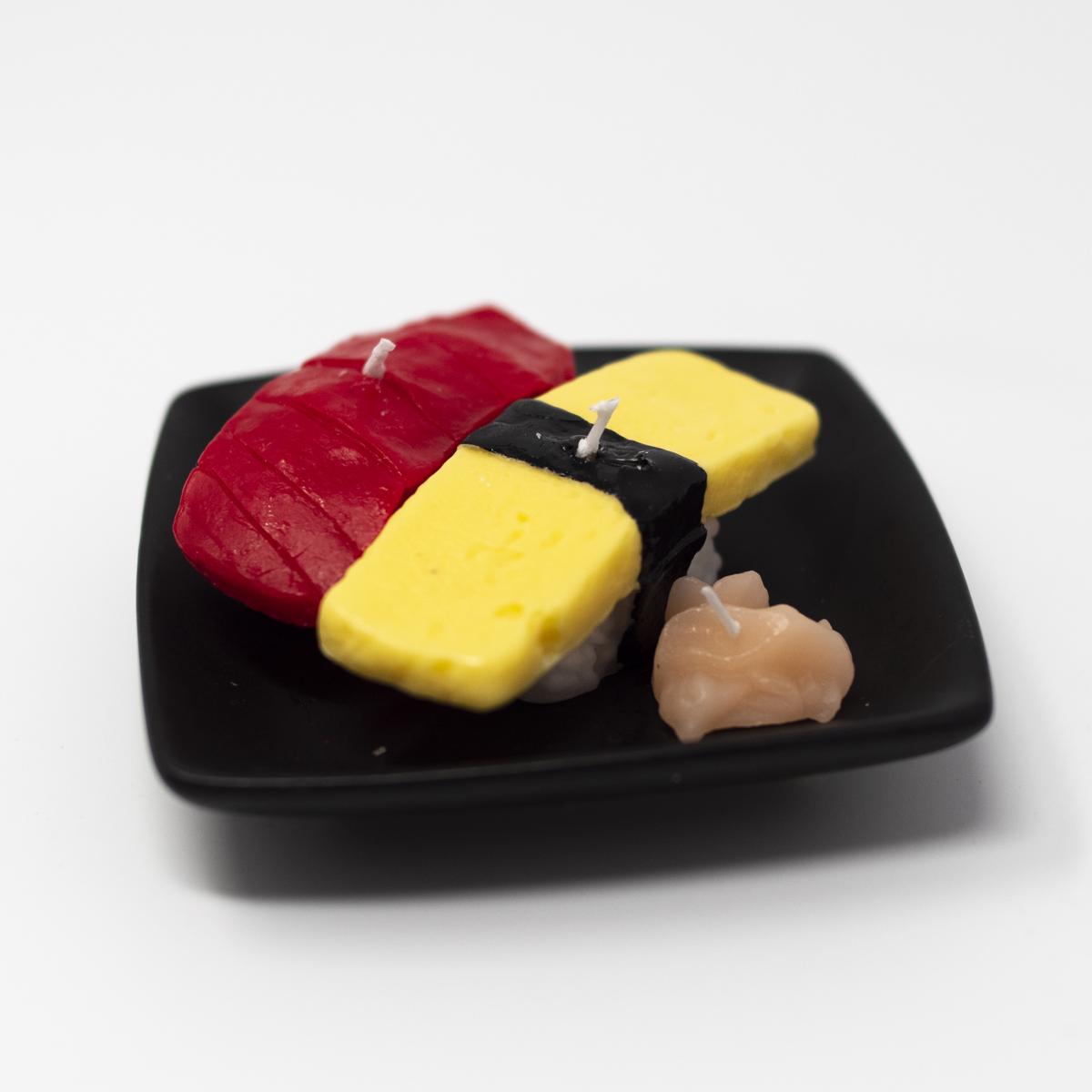 kameyama candle sushi candle 2 side angle