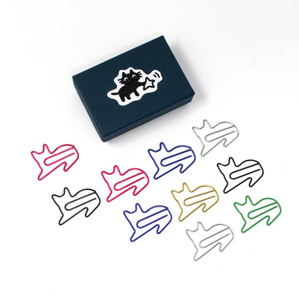 Image of Colourful Cat Paperclips