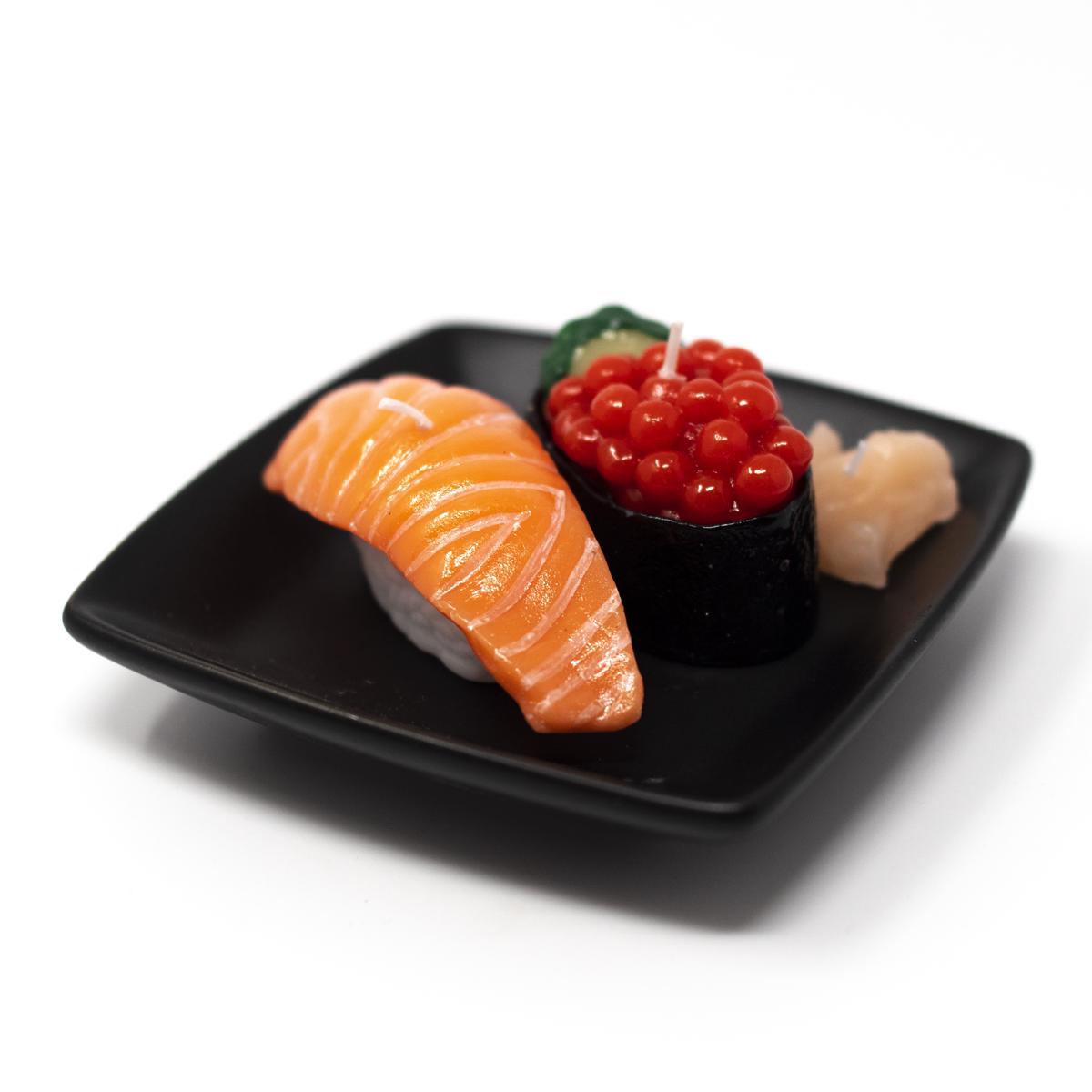 kameyama candle sushi candle side angle