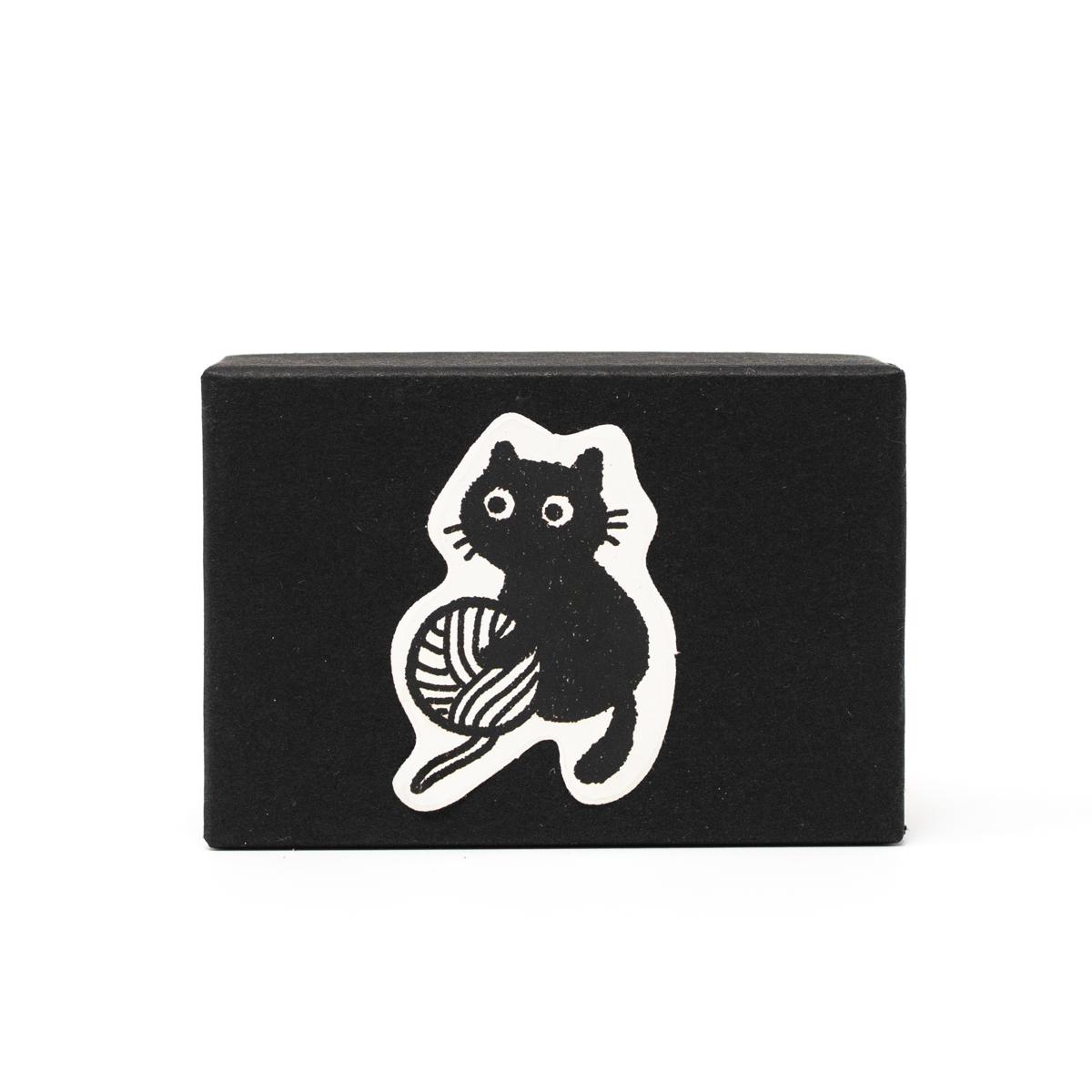 general black box cat paperclips