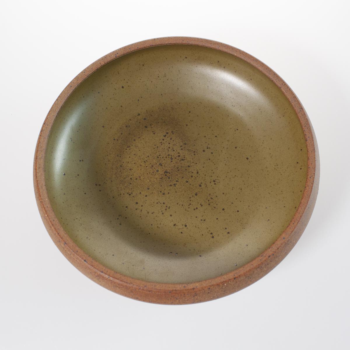 green pasta bowl top