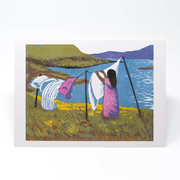 Image of Washing Day Greeting Card