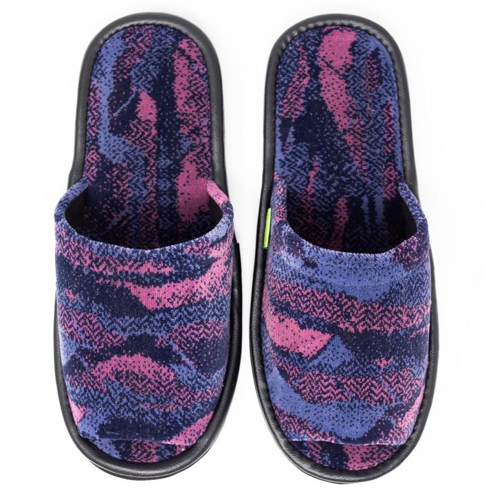 kawauchi train slippers purple