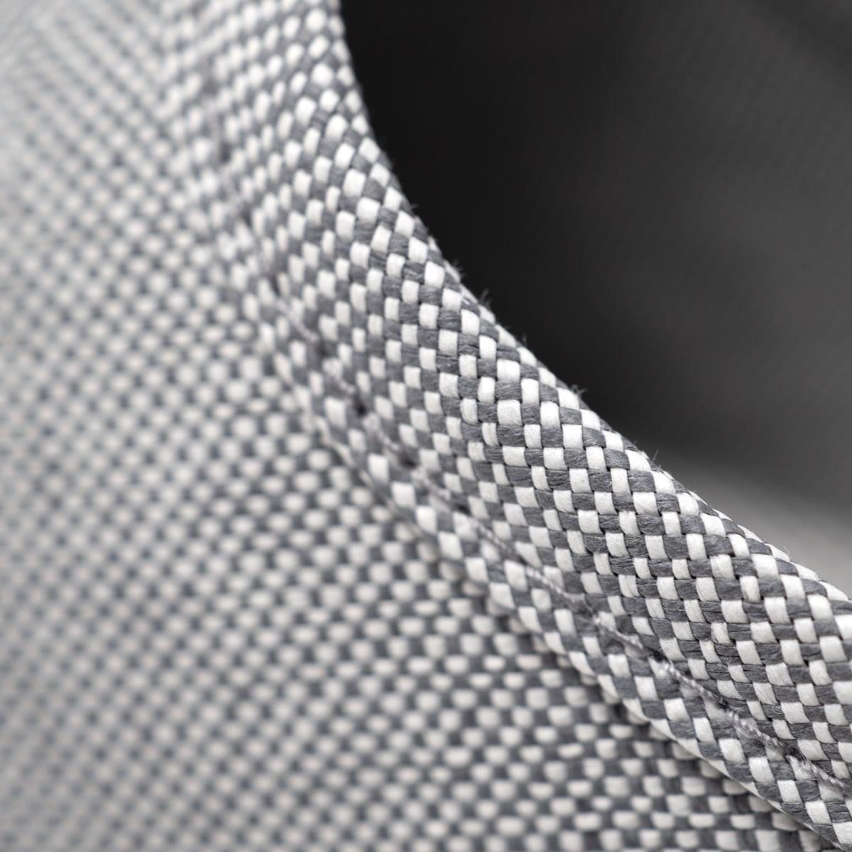grey slipper closeup