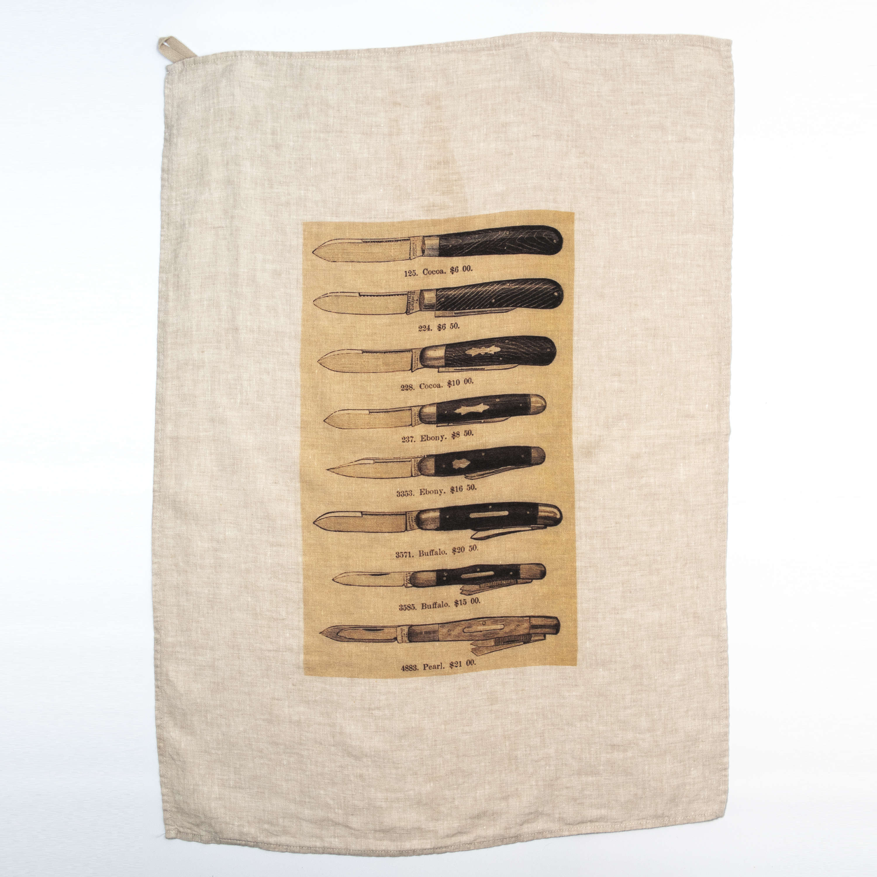 serie limitee louise knife dishcloth