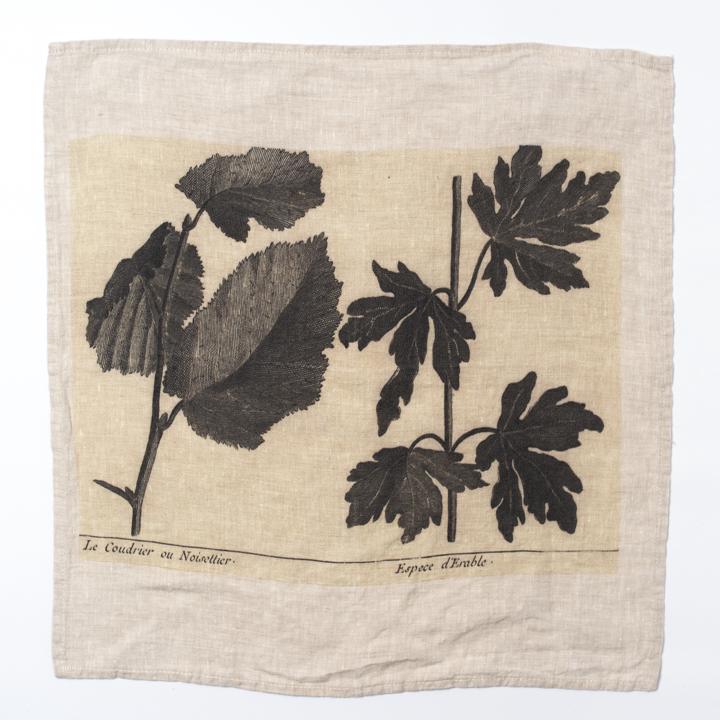 serie limitee louise leaf napkin