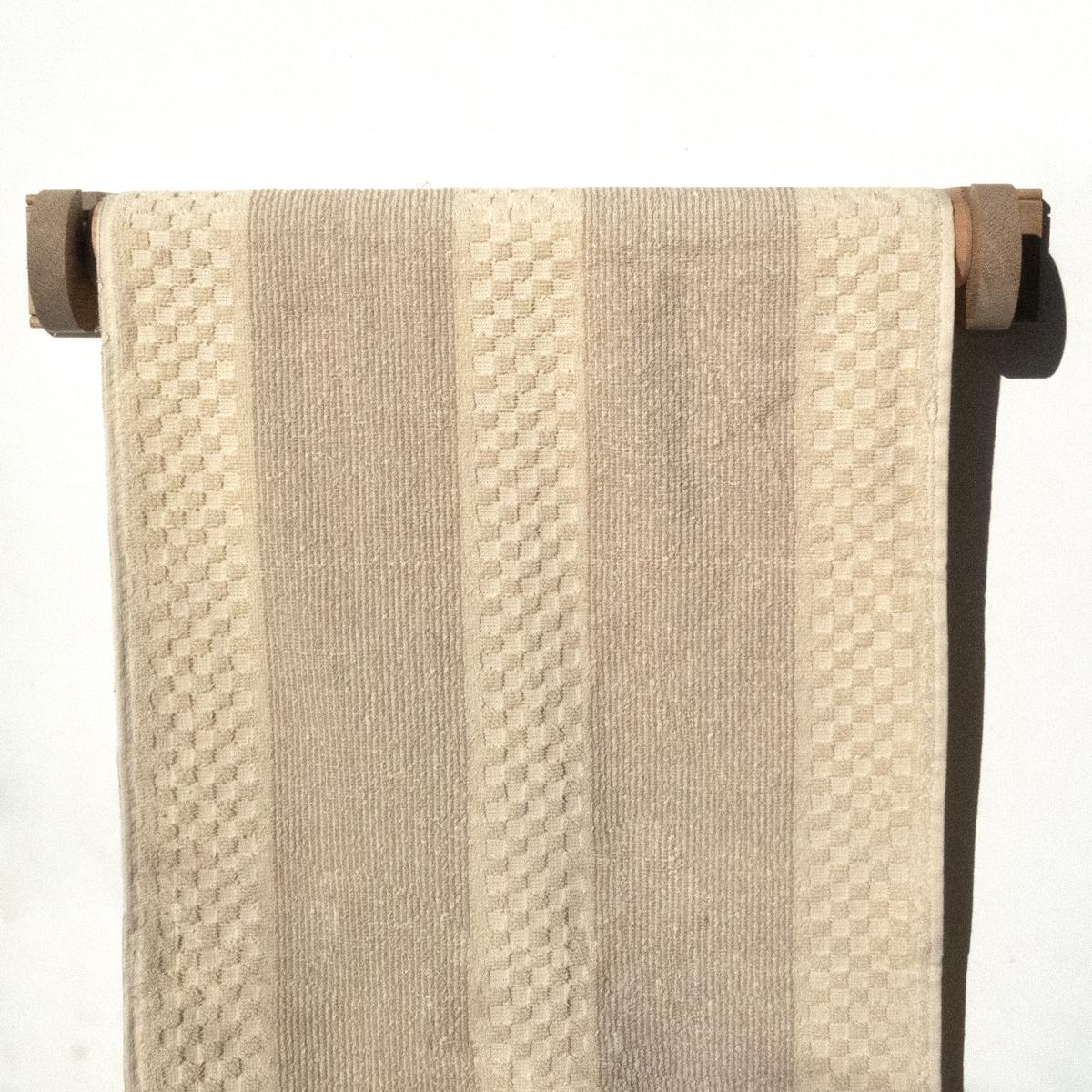 white towel rail front