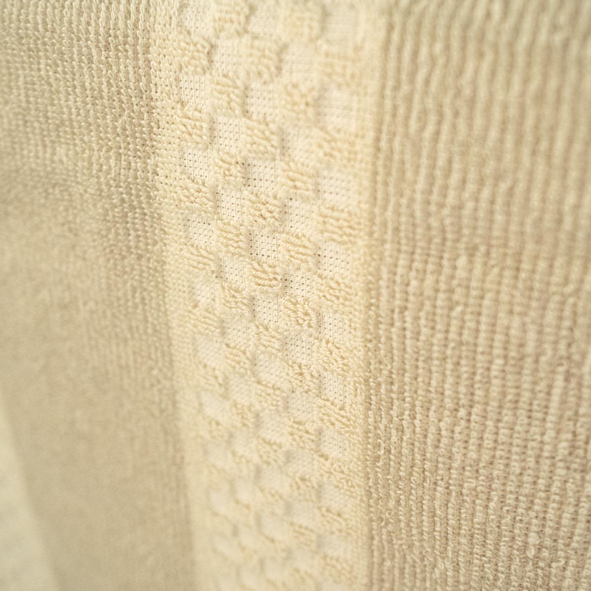 white towel rail close fabric