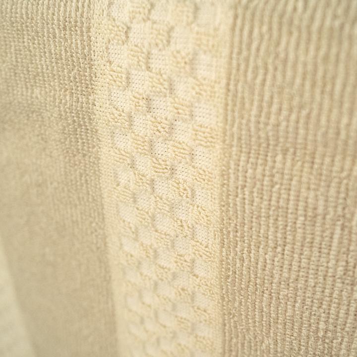white towel rail close fabric