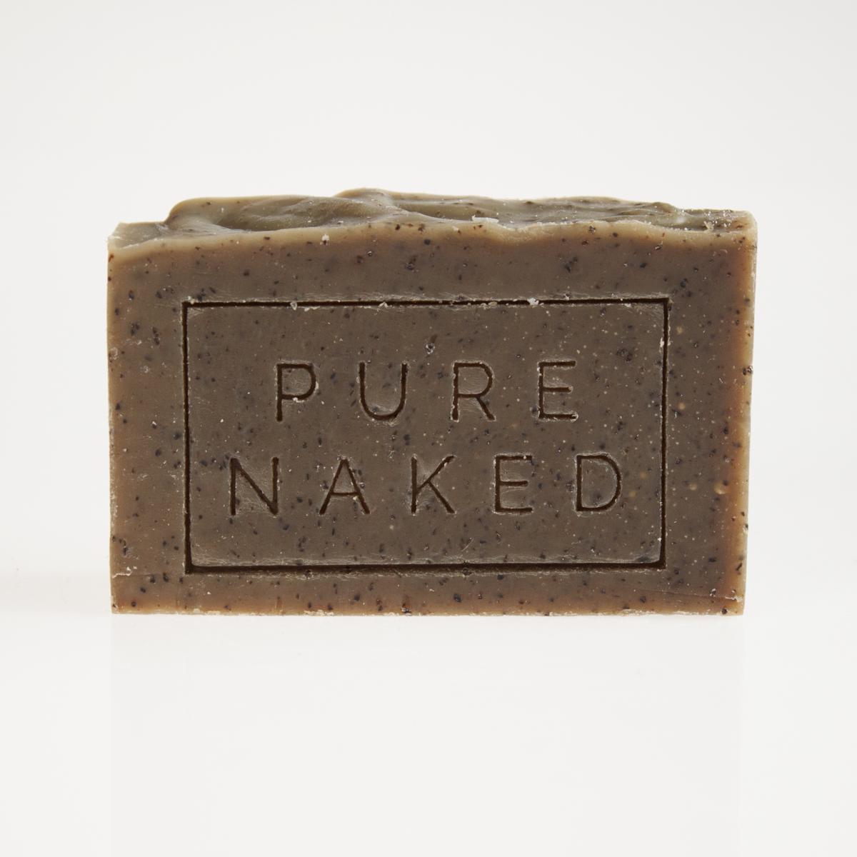 pure naked soap espresso coffee front