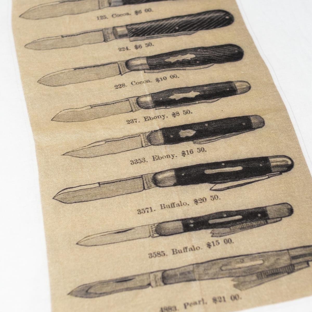 knives napkip white angle reverse