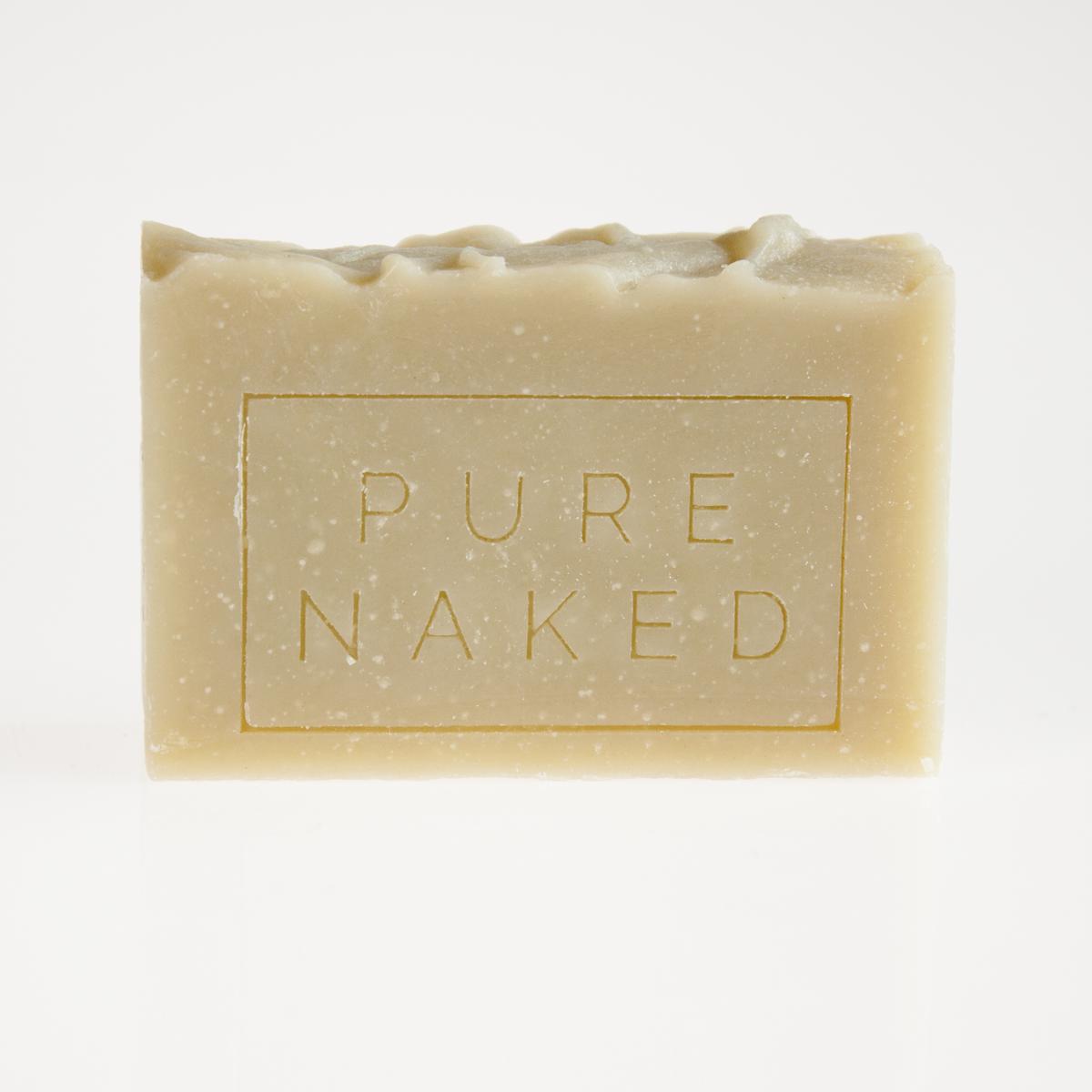 pure naked soap bentonite clay front