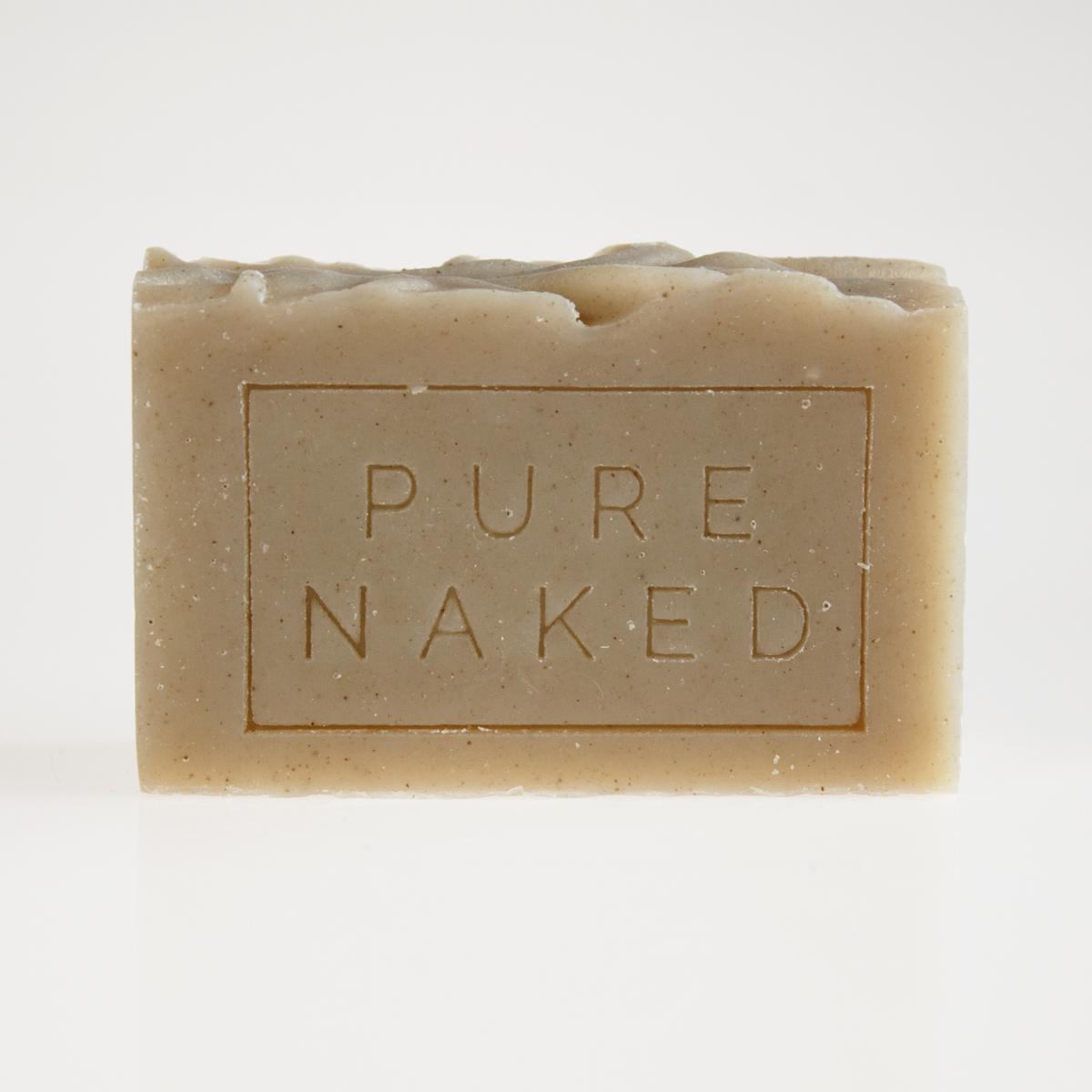 pure naked soap moroccan lava clay front