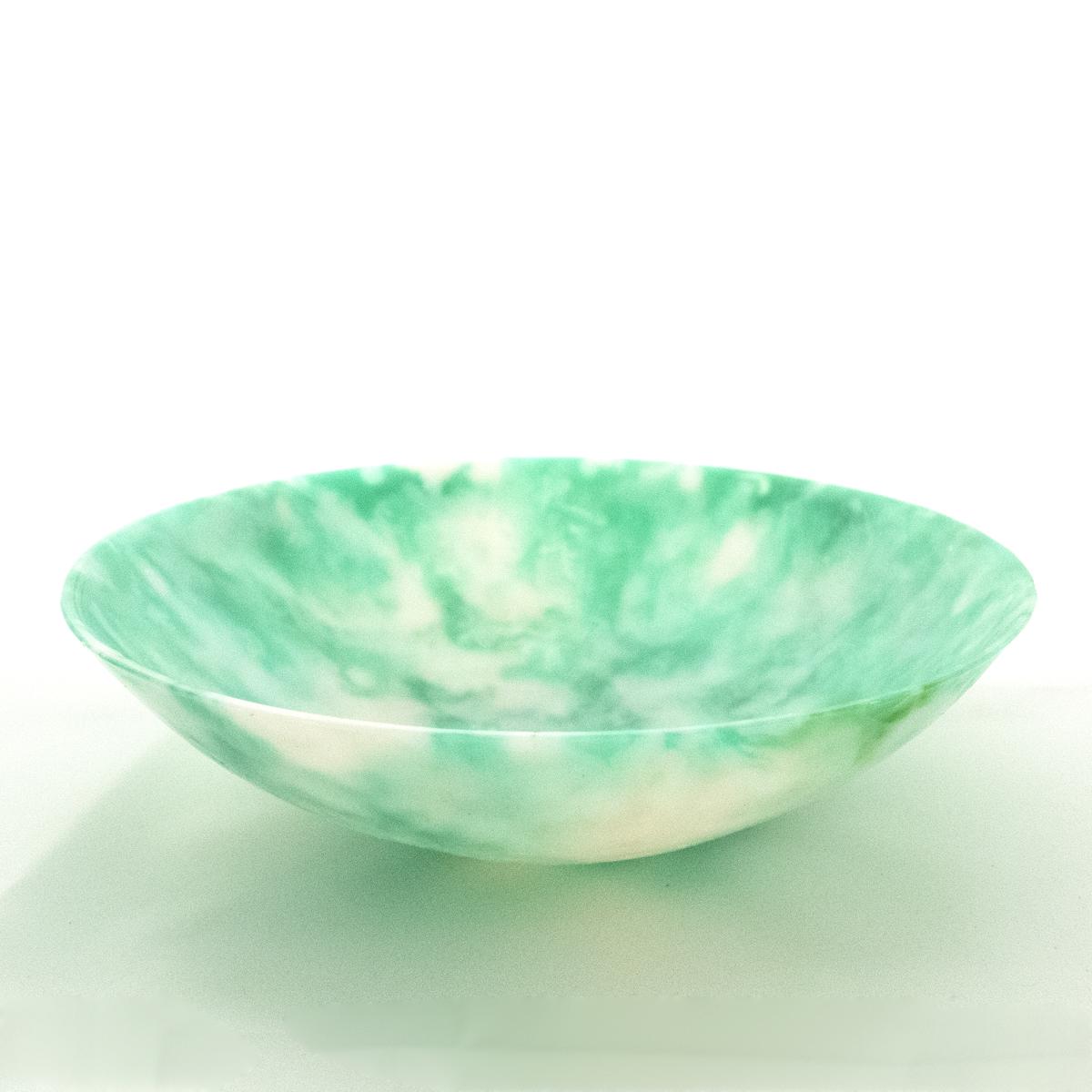 green plastic recycled dish