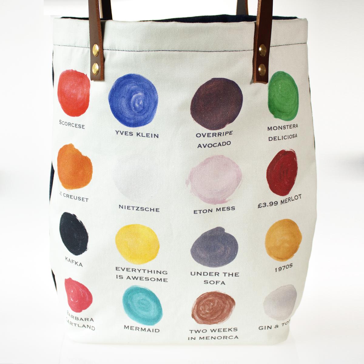 colour swatch bag
