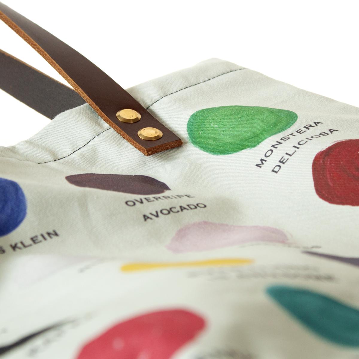 colour swatch bag top reverse