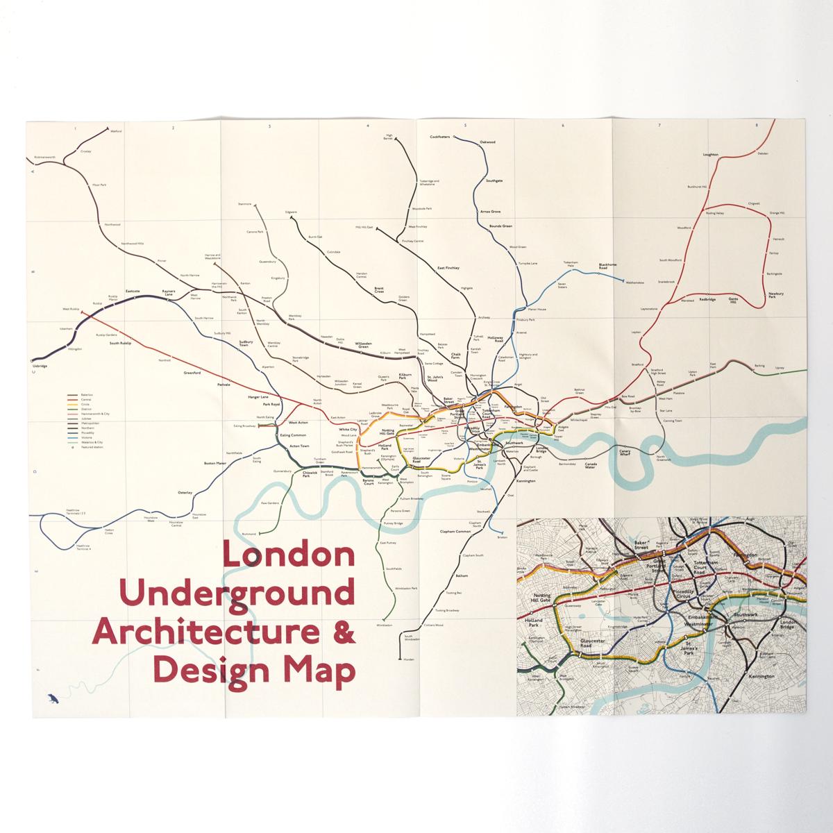 blue crow media london underground architecture map open