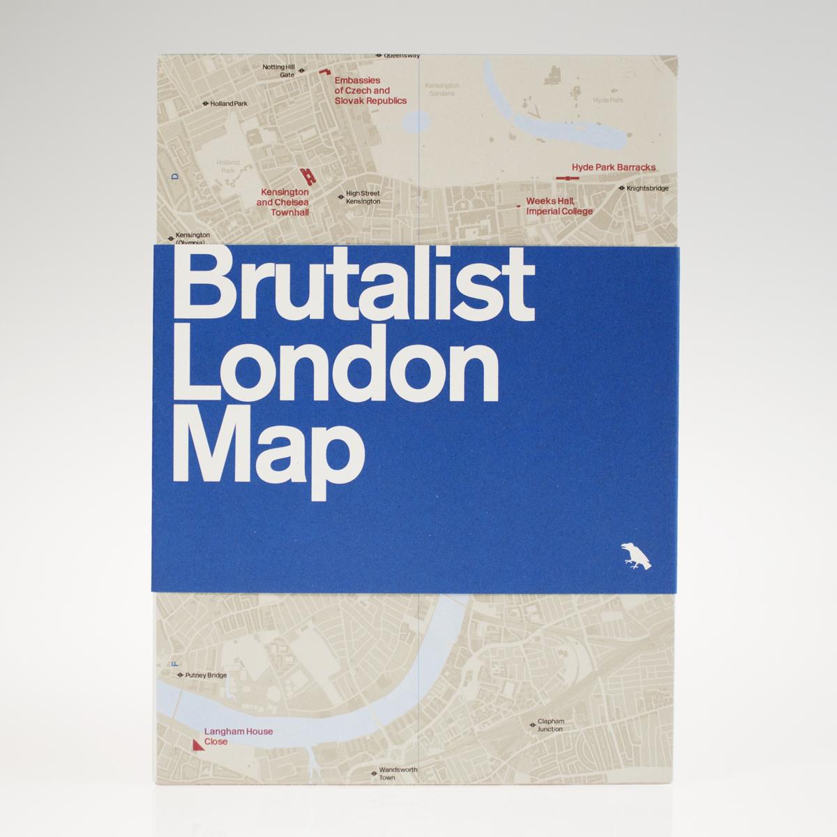 london brutalist map