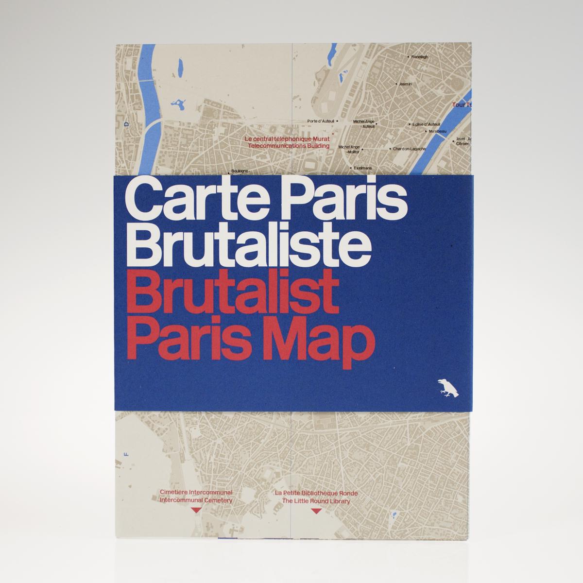 paris brutalist map