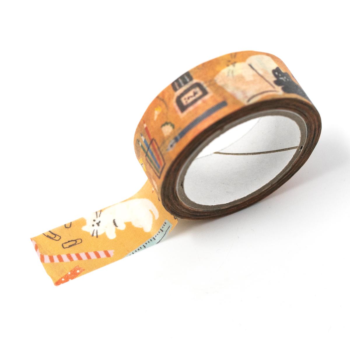 general orange cat washi top angle