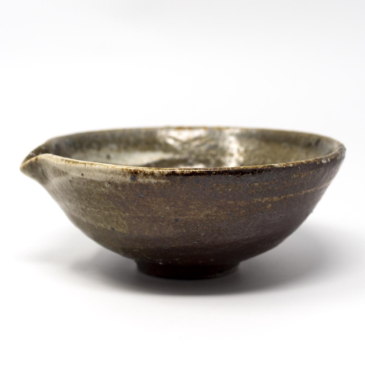 isao dark brown green pitcher