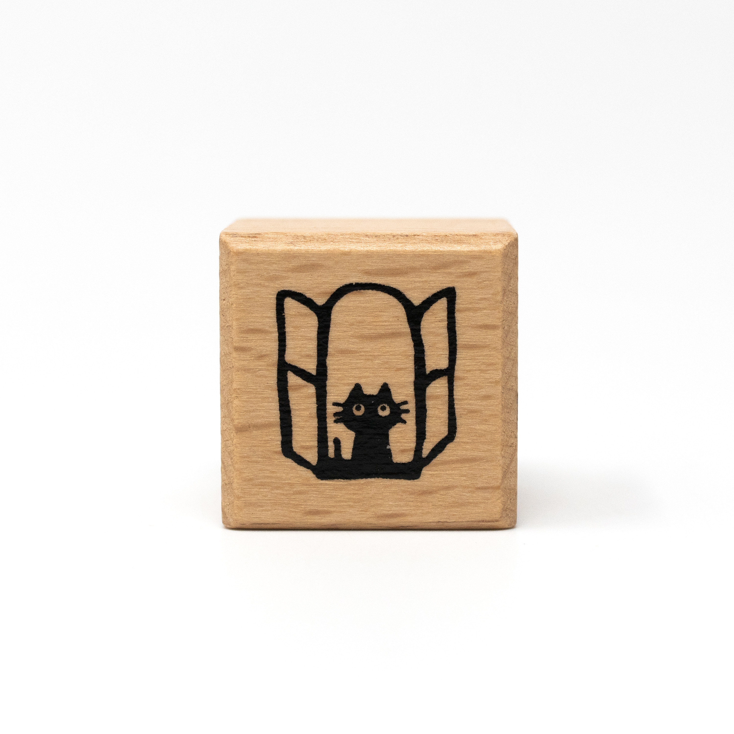 Image of Snooping Cat Ink Stamp