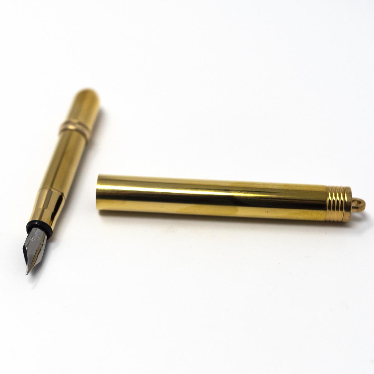 notable midori brass pen open