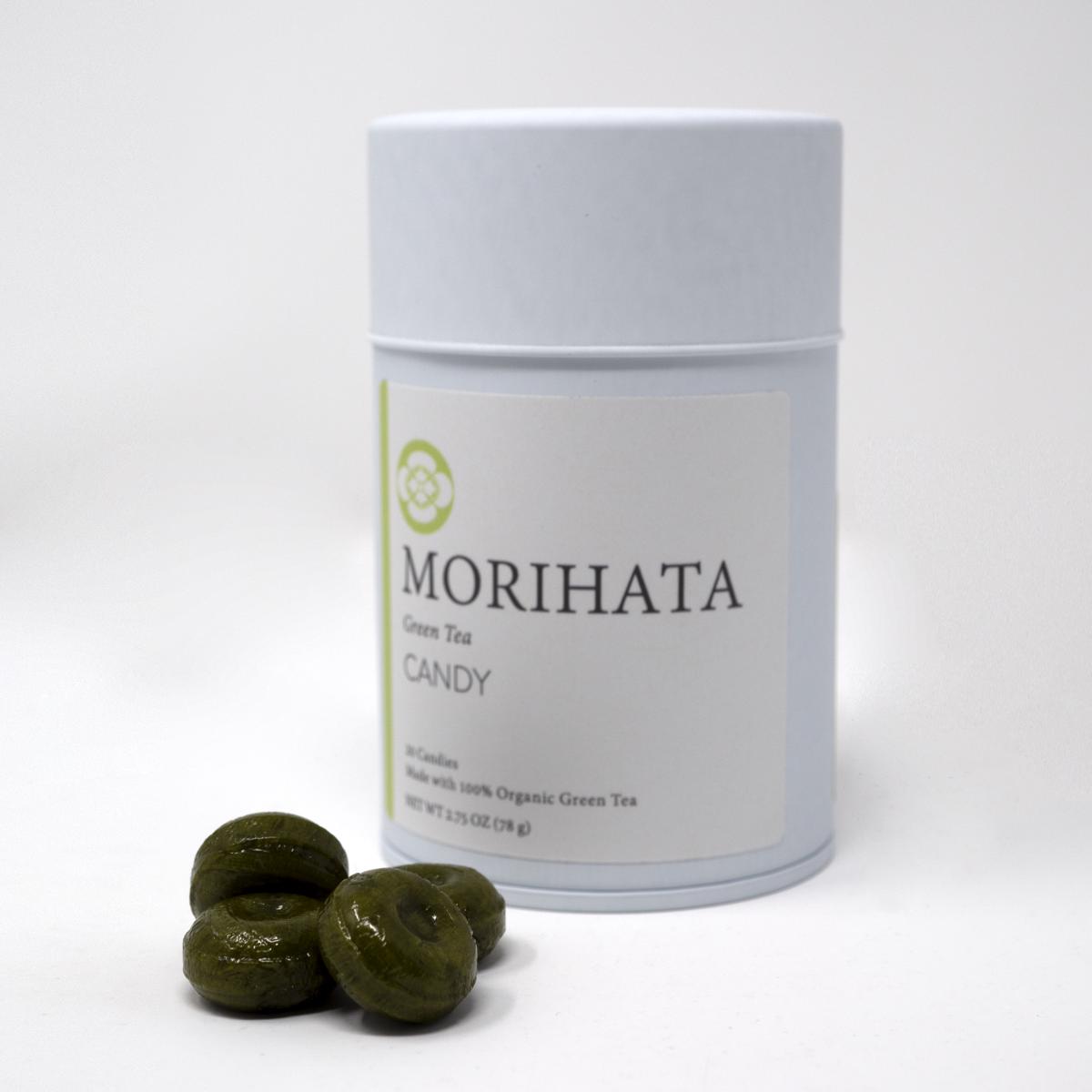 green tea candy open