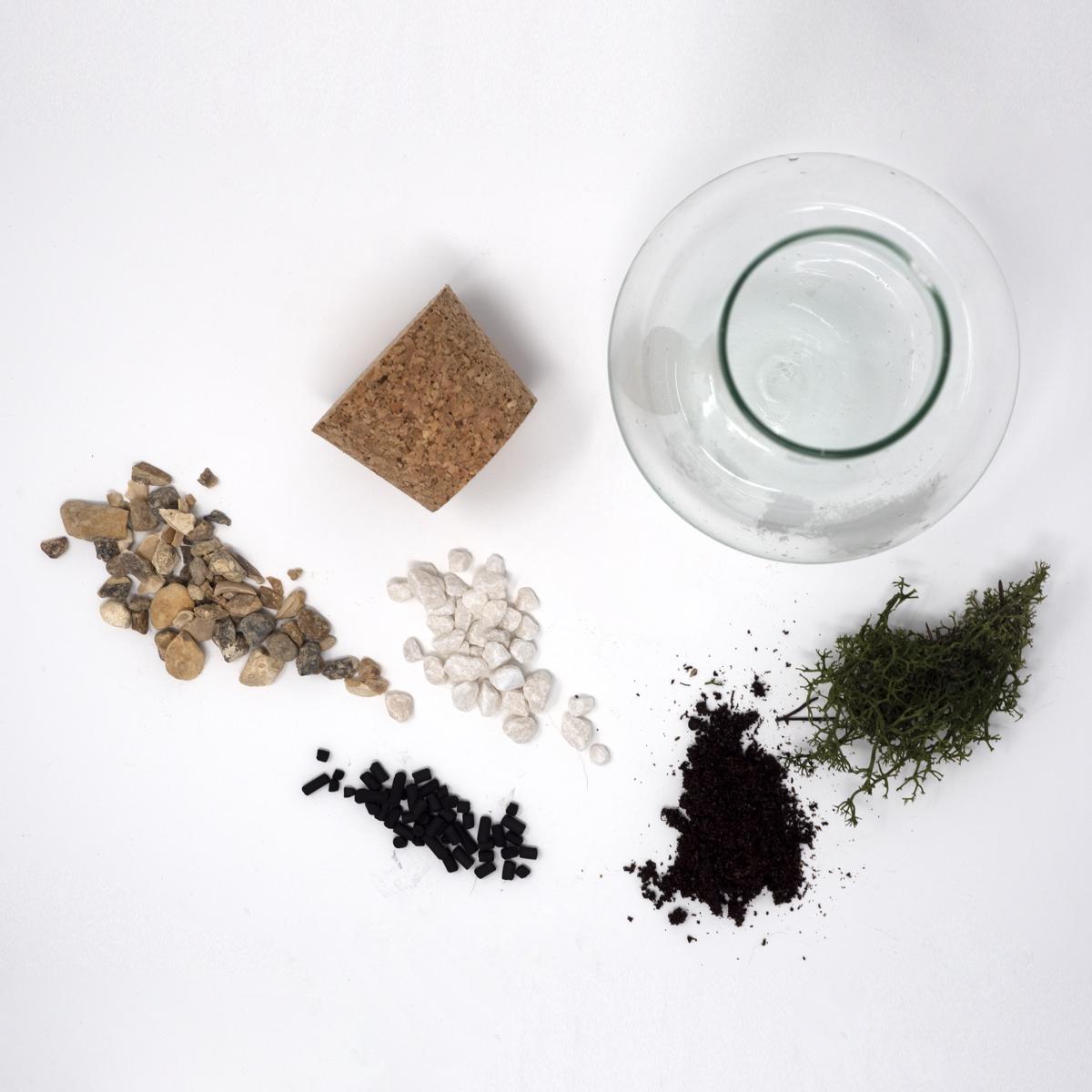 terrarium kit open