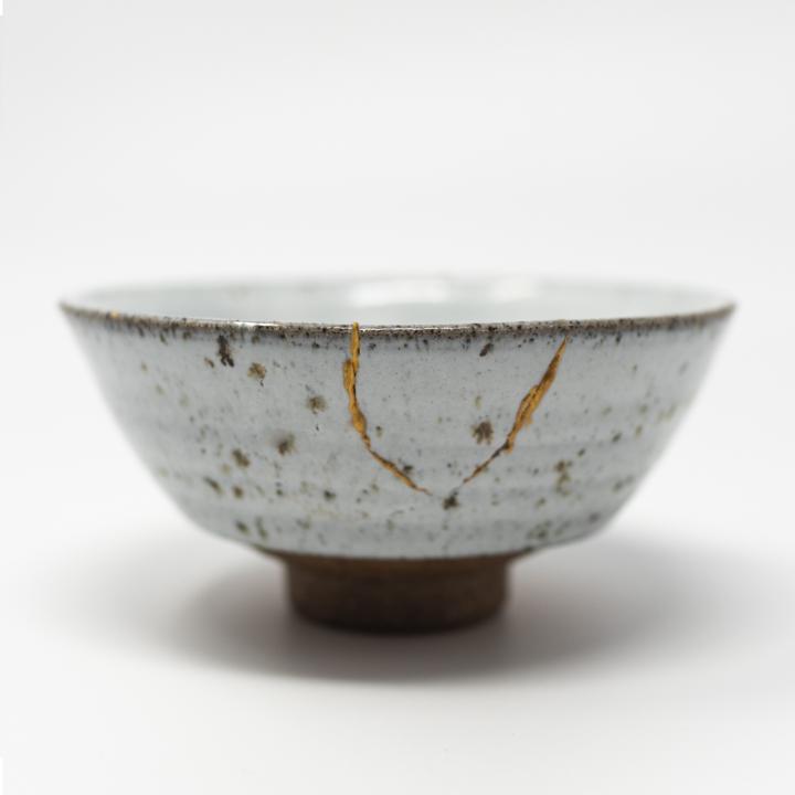 sandy leaf farm kintsugi bowl side