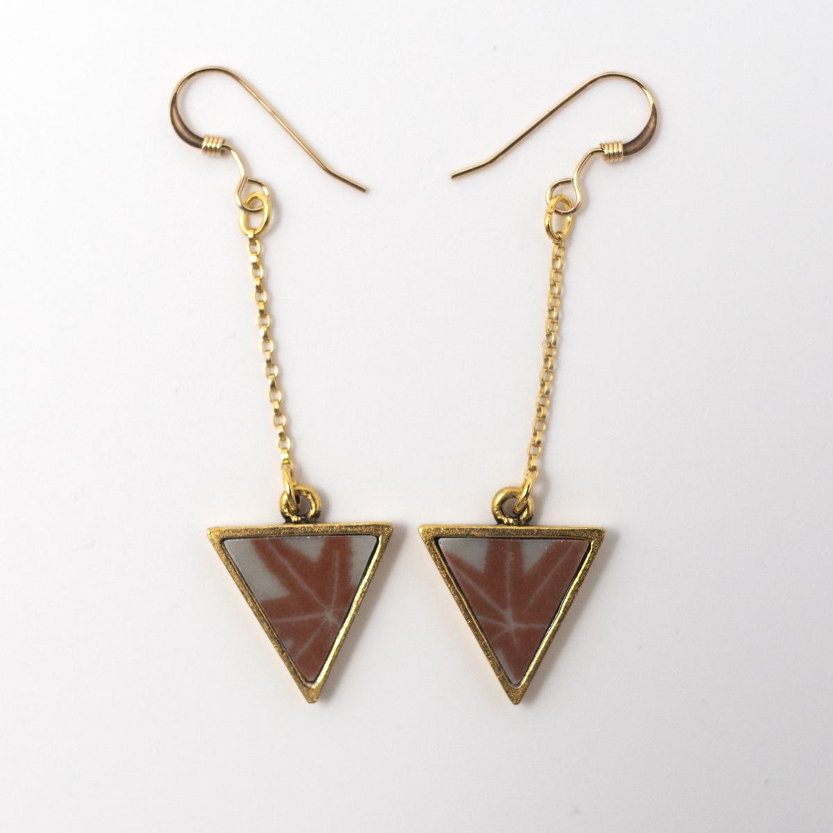 nozomi triangle earings 1
