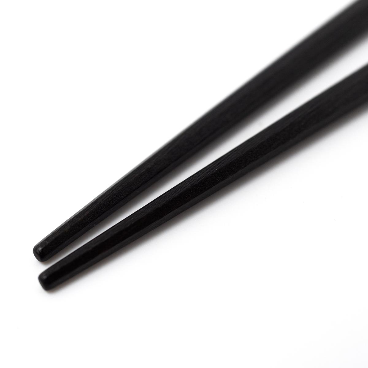 fuji black chopsticks open tip