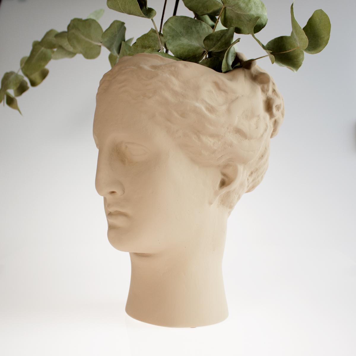 white woman vase full
