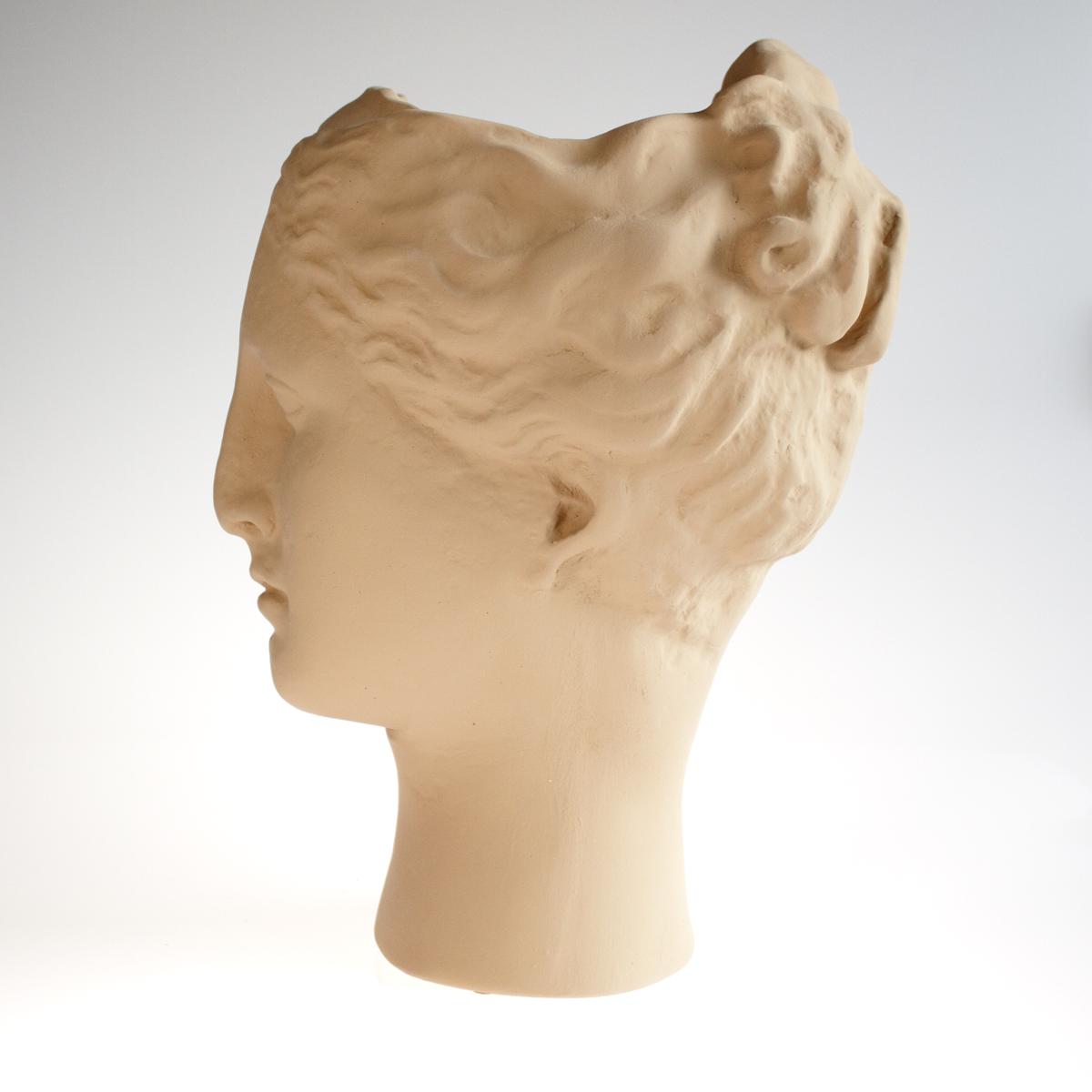 white woman vase left side
