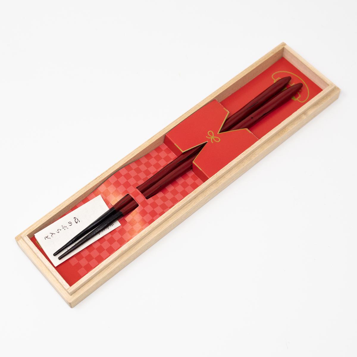 fuji red chopsticks open angle