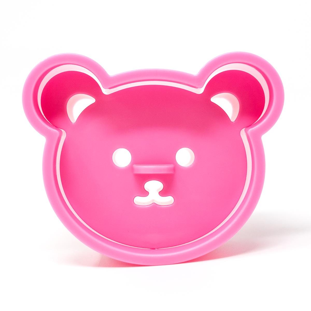 teddy bear sandwich mould open