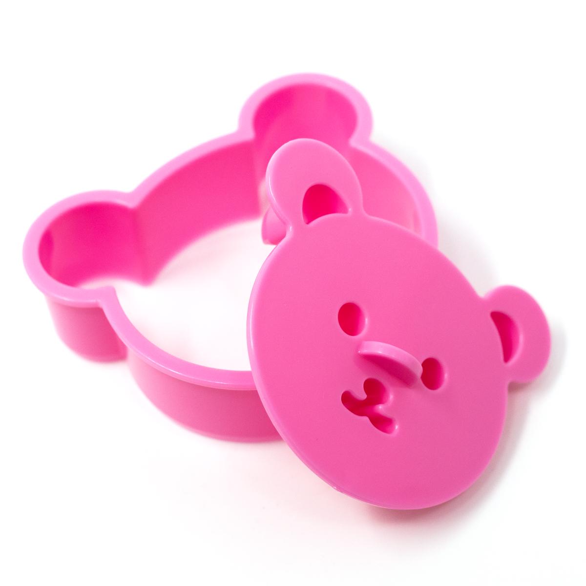 teddy bear sandwich mould open angle